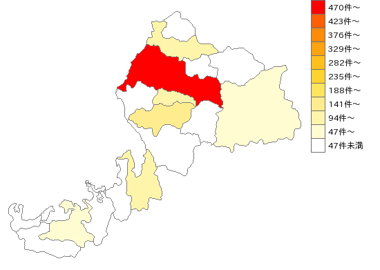 福井県の美容院業界マップ