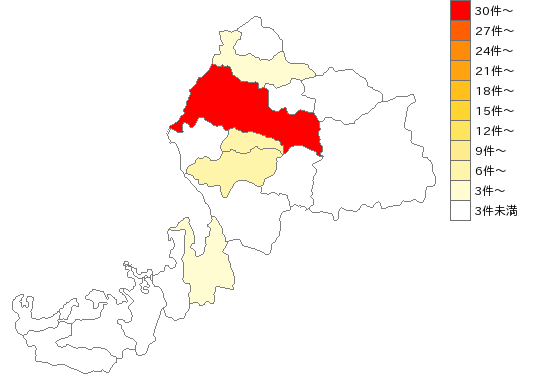 福井県のビューティーアドバイザー業界マップ