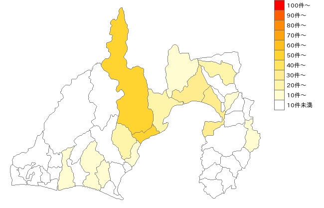 静岡県の警備業界マップ