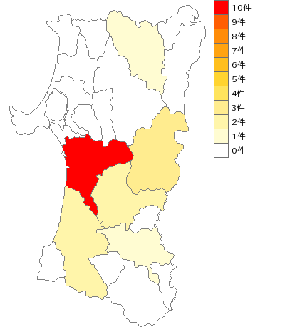秋田県の職業紹介業界マップ
