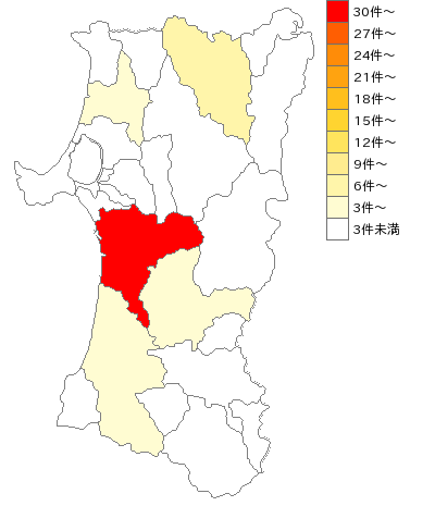 秋田県の労働者・人材派遣業界マップ