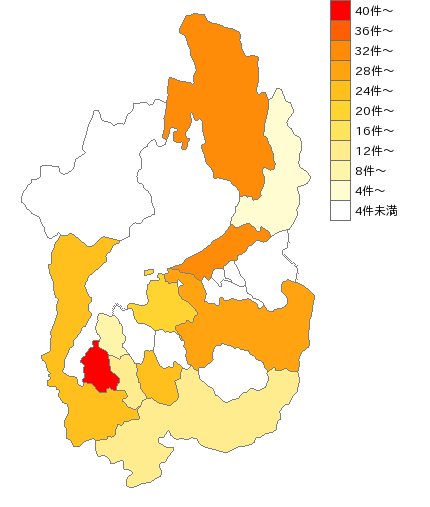 滋賀県の労働者・人材派遣業界マップ