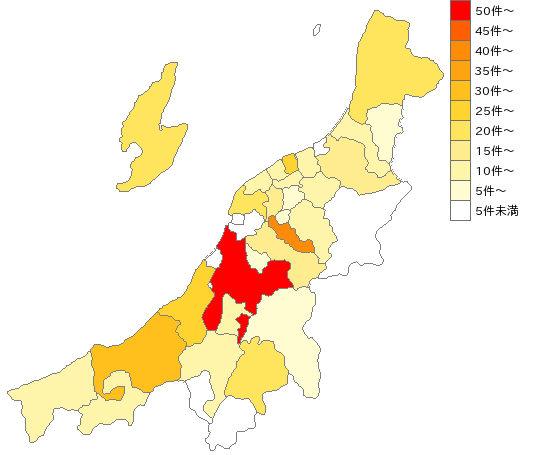 新潟県の建具製造業界マップ