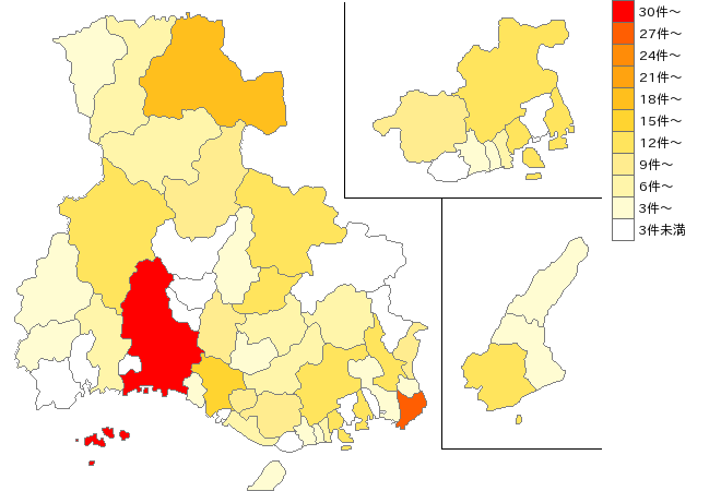 兵庫県の建具製造業界マップ