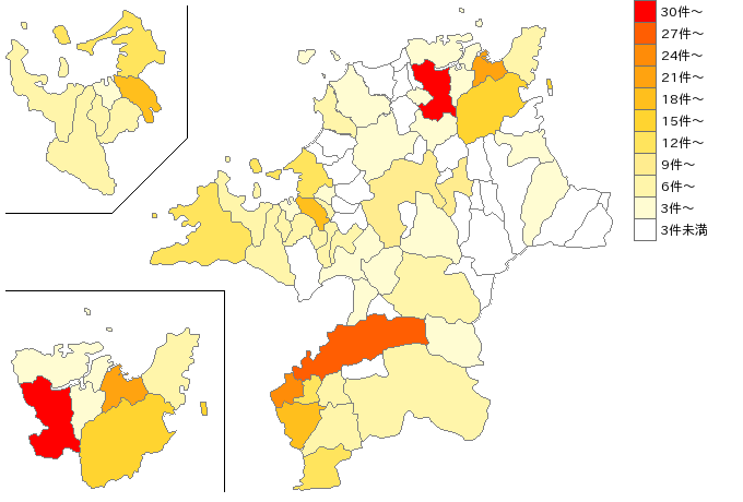 福岡県の畳業界マップ