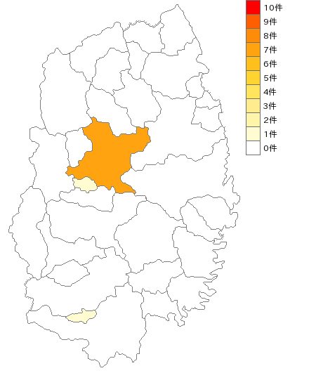 岩手県の暖炉業界マップ