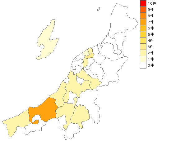 新潟県の暖炉業界マップ