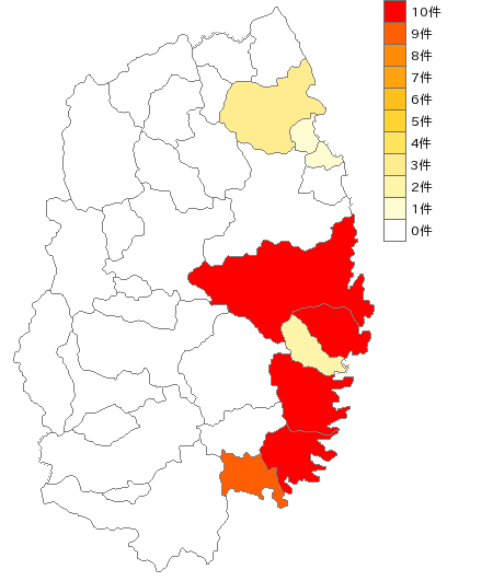 岩手県の漁業業界マップ