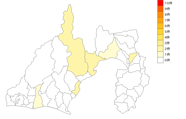 静岡県のガラス繊維業界マップ