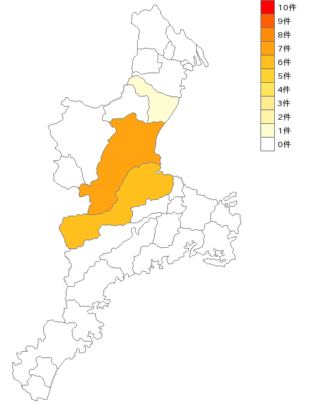 三重県のガラス繊維業界マップ