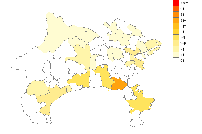 神奈川県のタオル業界マップ
