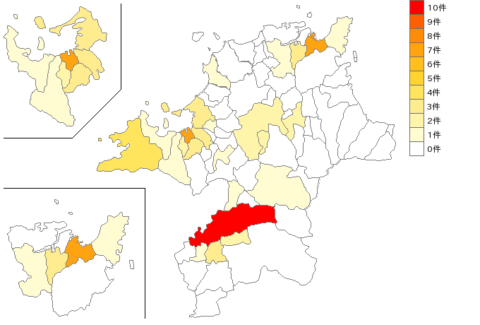 福岡県のタオル業界マップ