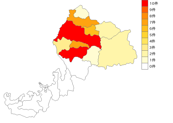 福井県のニット生地製造業界マップ