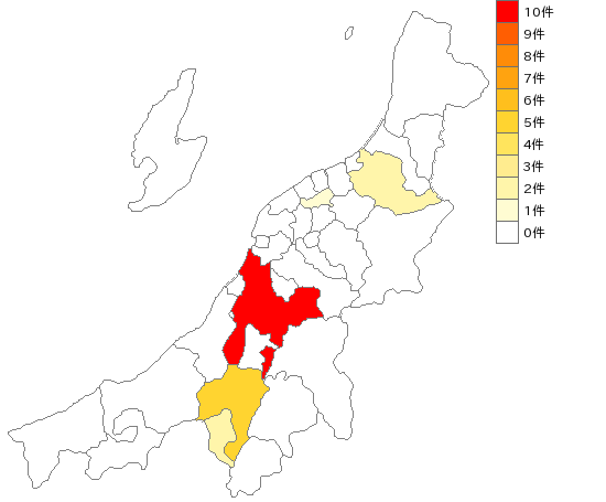 新潟県のねん糸製造業界マップ