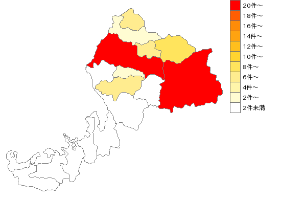 福井県のねん糸製造業界マップ