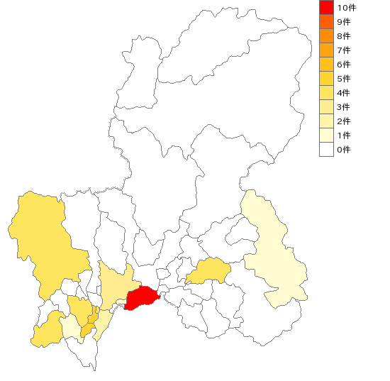 岐阜県のねん糸製造業界マップ