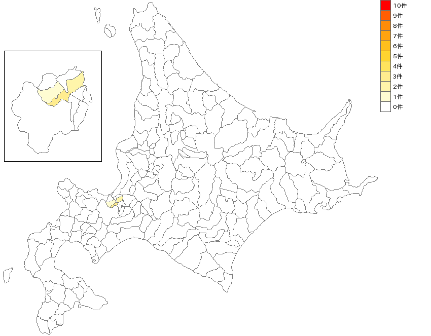 北海道のひも類業界マップ