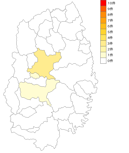 岩手県のレインコート業界マップ