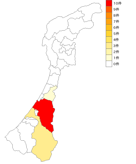 石川県のレインコート業界マップ
