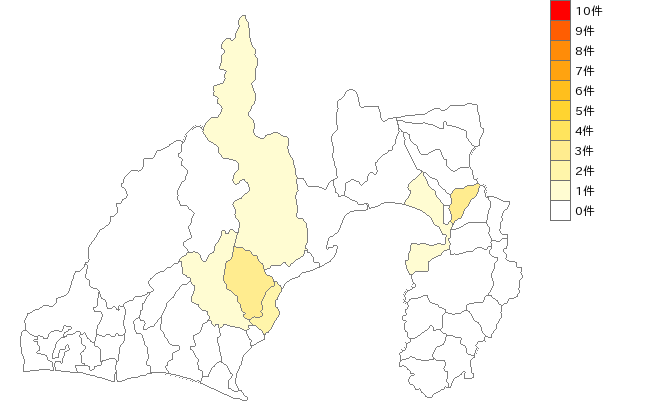 静岡県のレインコート業界マップ