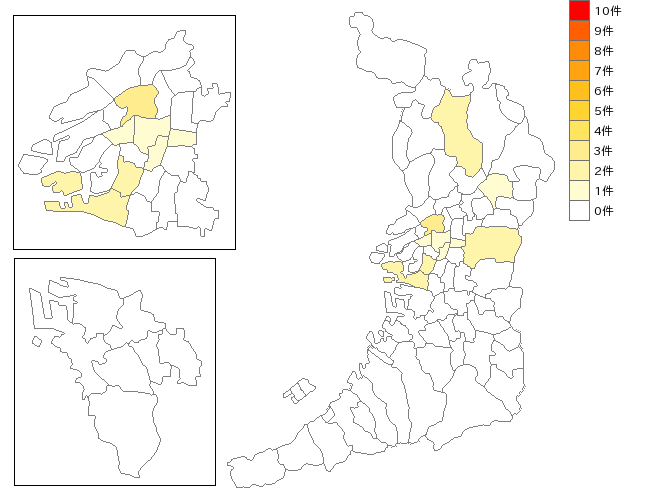 大阪府のレインコート業界マップ
