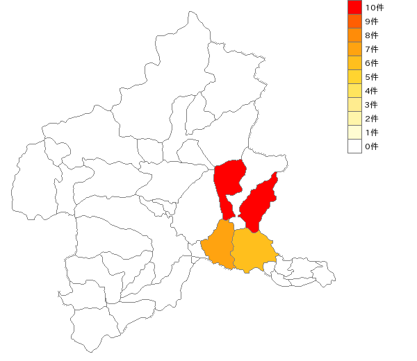 群馬県のレース製造業界マップ