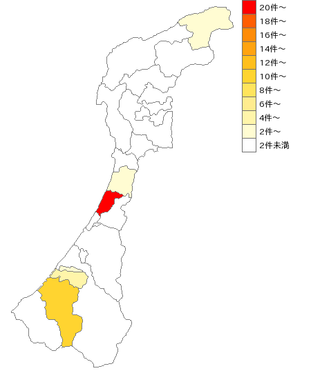 石川県のレース製造業界マップ