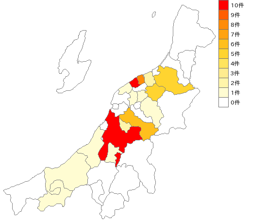 新潟県の衣類製造・販売業界マップ