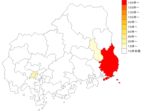 広島県の衣類製造・販売業界マップ