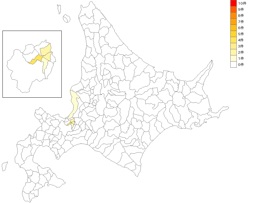 北海道の細幅織物業界マップ