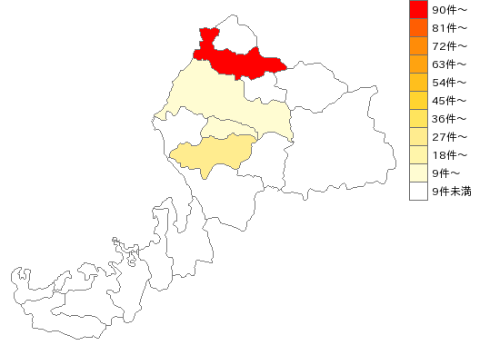 福井県の細幅織物業界マップ