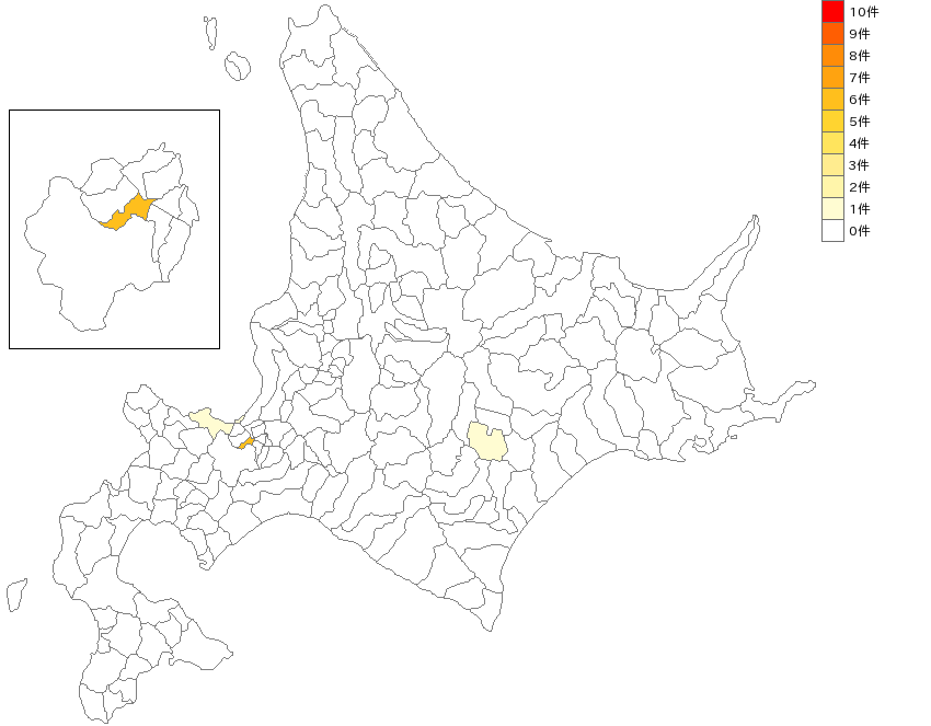北海道の織物業界マップ