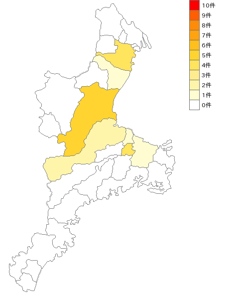三重県の織物業界マップ