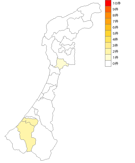 石川県の織物整経業界マップ