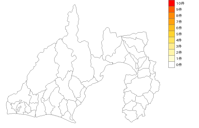 静岡県の織物整経業界マップ