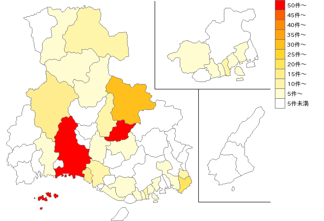 兵庫県の繊維製品製造業界マップ