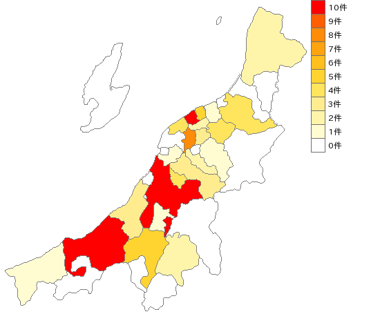 新潟県の帆布製品製造業界マップ