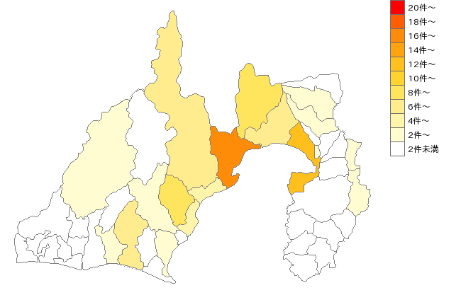 静岡県の帆布製品製造業界マップ