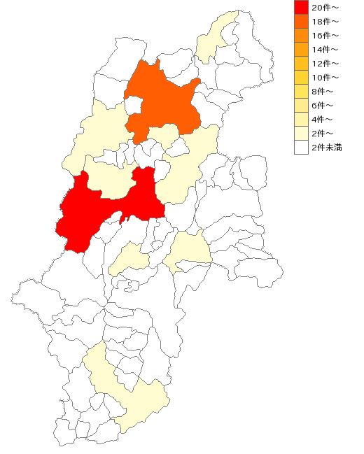 長野県のうちわ・扇子・ちょうちん業界マップ