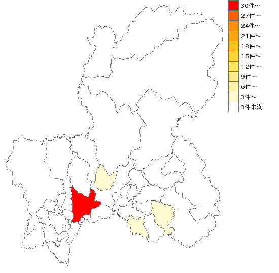 岐阜県のうちわ・扇子・ちょうちん業界マップ