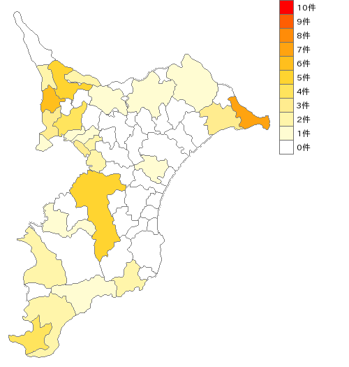 千葉県のたばこ業界マップ