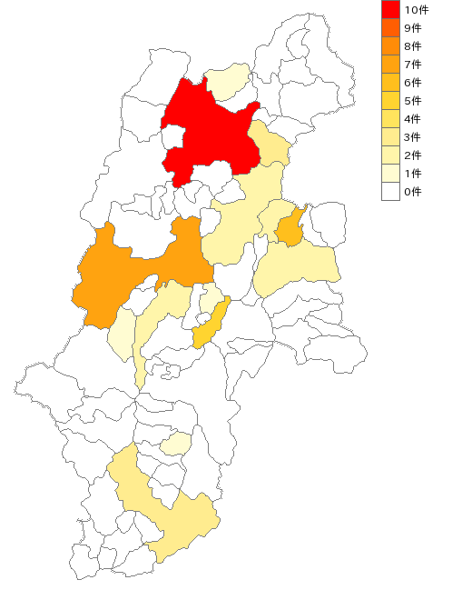 長野県の額縁業界マップ