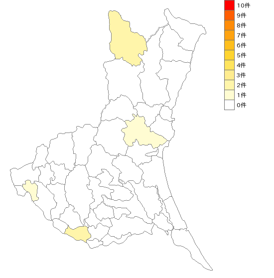 茨城県の際物販売業界マップ