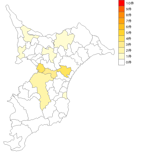 千葉県の際物販売業界マップ
