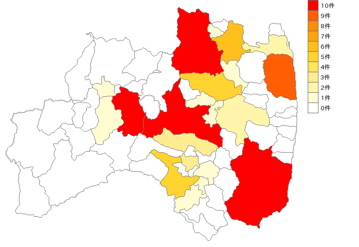 福島県の事務用品製造業界マップ