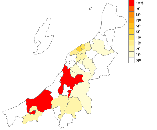 新潟県の寝具製造・販売業界マップ