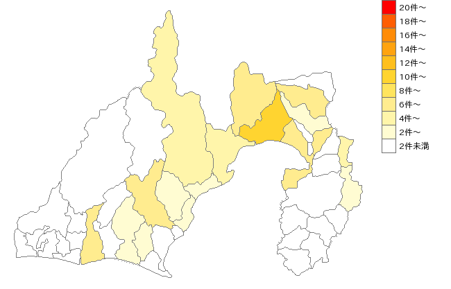 静岡県の寝具製造・販売業界マップ