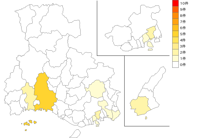 兵庫県の防災グッズ製造・販売業界マップ