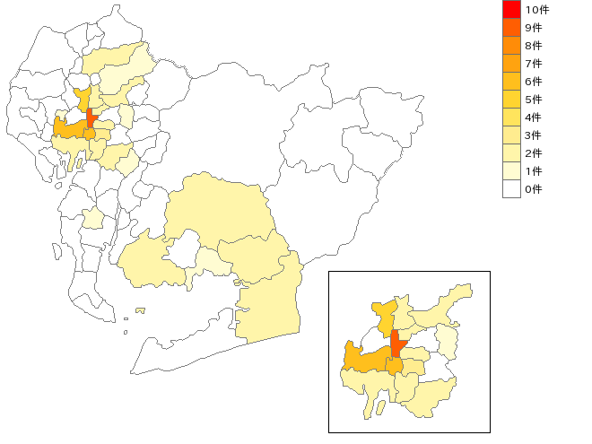 愛知県のぼうし業界マップ