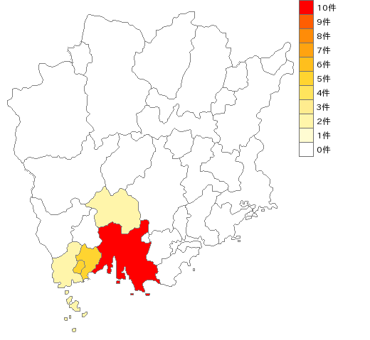 岡山県のぼうし業界マップ